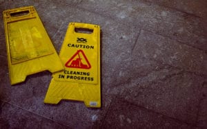 protective gear and ergonomics protect against slips and falls